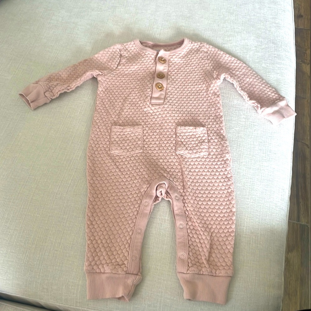 Light pink soft thick onesie